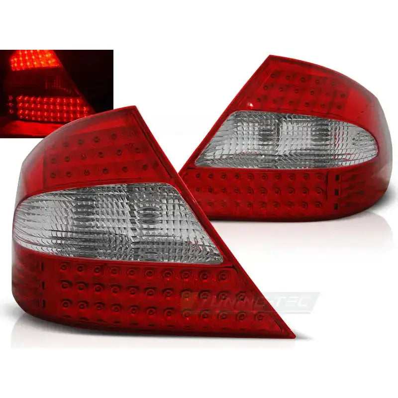 Baklykter Mercedes Clk W209 03-10 Red White Led - 1