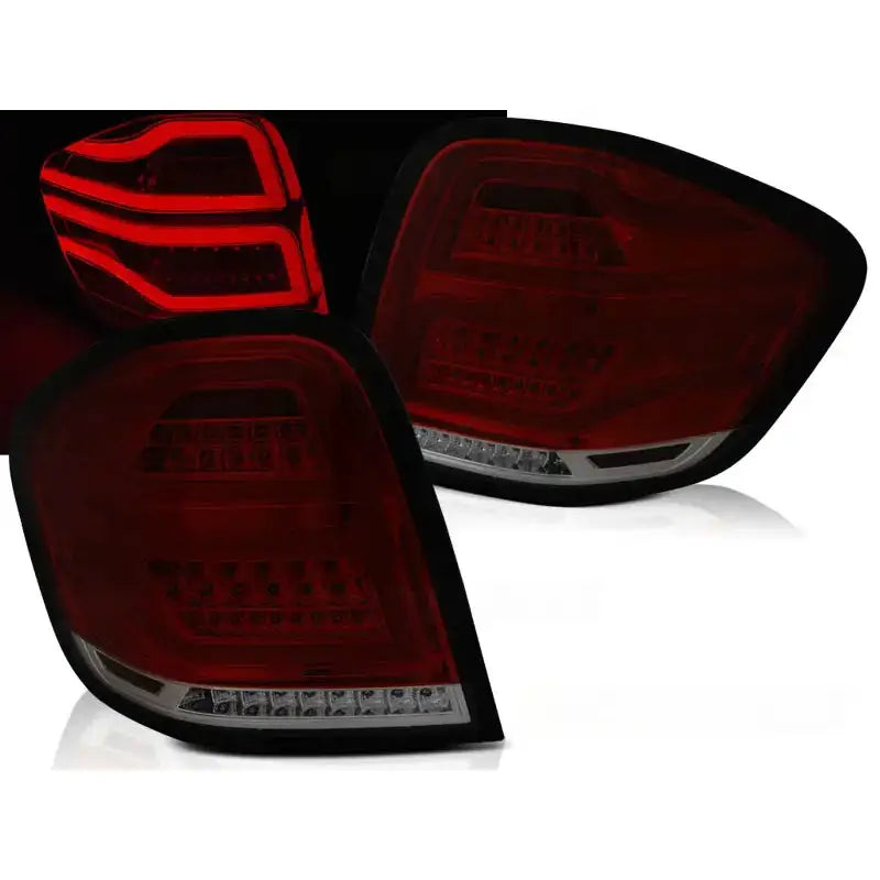 Baklykter Mercedes M-klasa W164 05-08 Red Smoke Led - 1