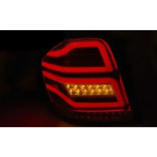 Baklykter Mercedes M-klasa W164 09-11 Red Smoke Led - 3