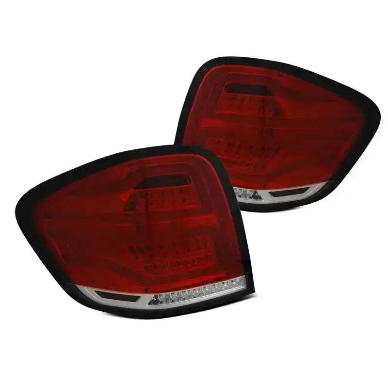 Baklykter Mercedes M-klasa W164 09-11 Red White Led