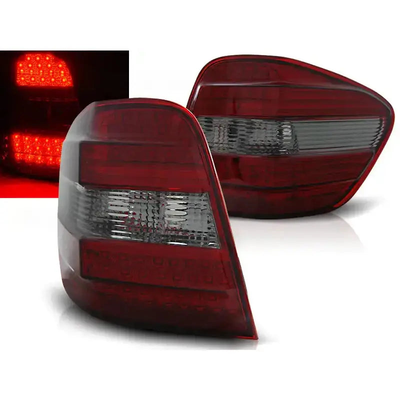 Baklykter Mercedes M-klasse W164 05-08 Red Smoke Led - 1