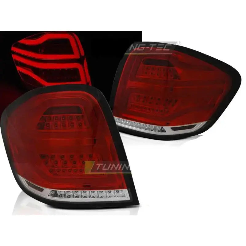 Baklykter Mercedes M-klasse W164 05-08 Red White Led - 1