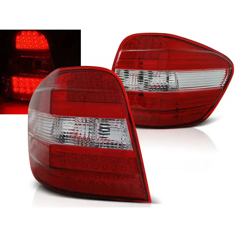 Baklykter Mercedes M-klasse W164 05-08 Red White Led - 1