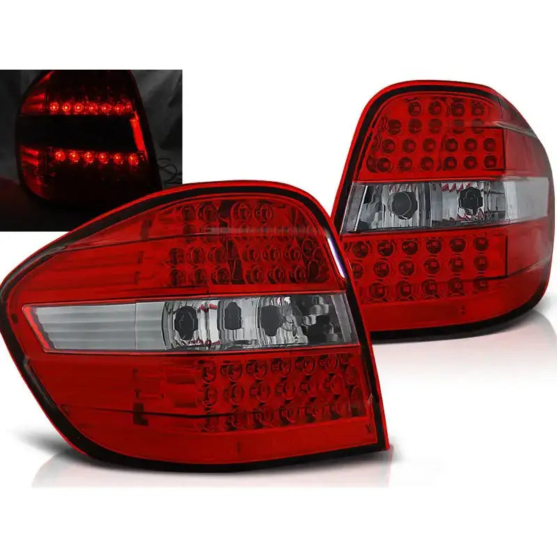 Baklykter Mercedes M-klasse W164 05-08 Red White Line Led - 1