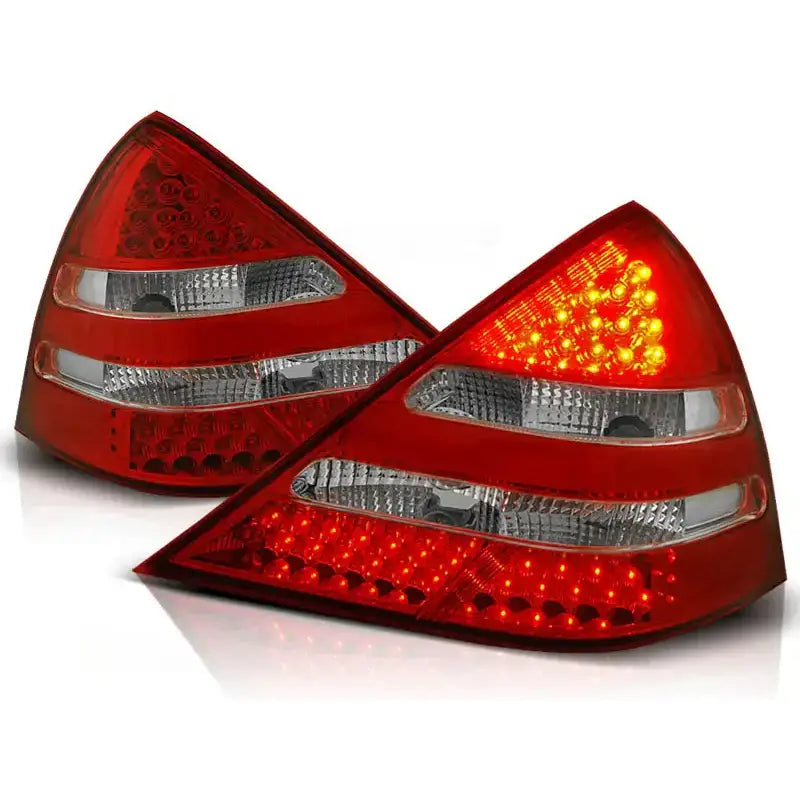 Baklykter Mercedes R170 Slk 04.96-04 Clearglass Red White Led - 1