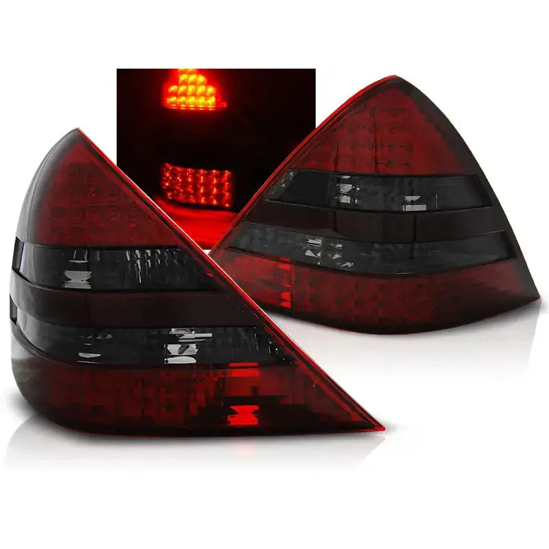 Baklykter Mercedes R170 Slk 04.96-04 Red Black Smoke Led - 1