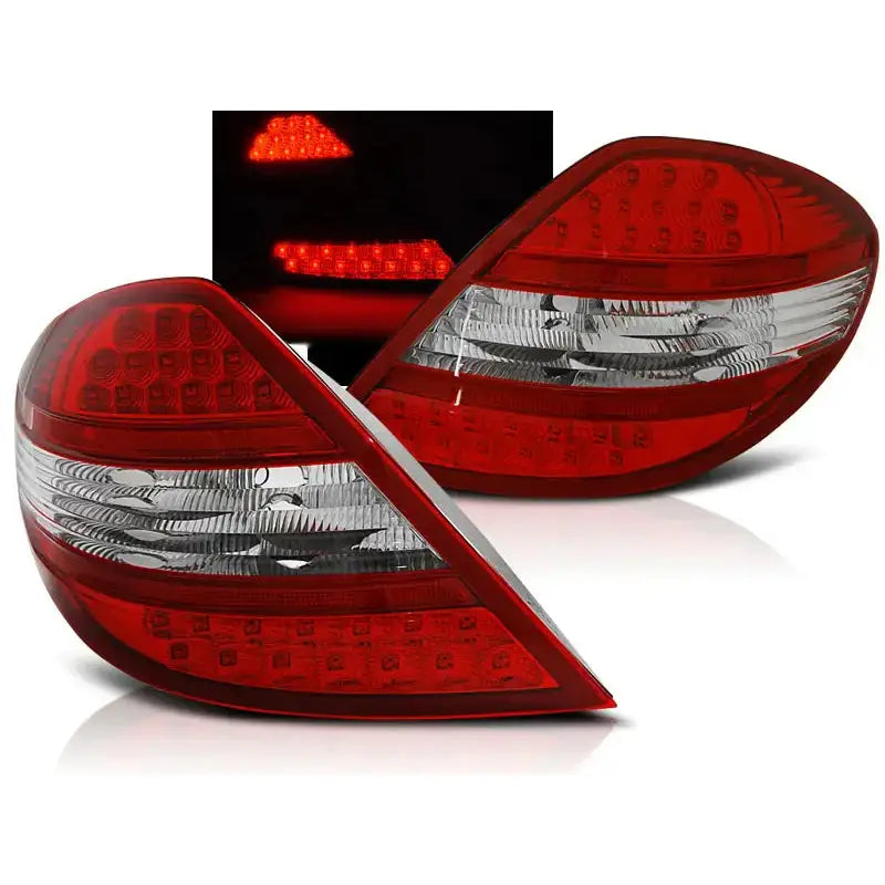 Baklykter Mercedes R171 Slk 04-11 Red White Led - 1