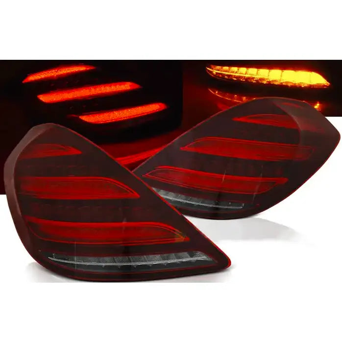 Baklykter Mercedes S-klasse W222 13-17 Red White Led - 1