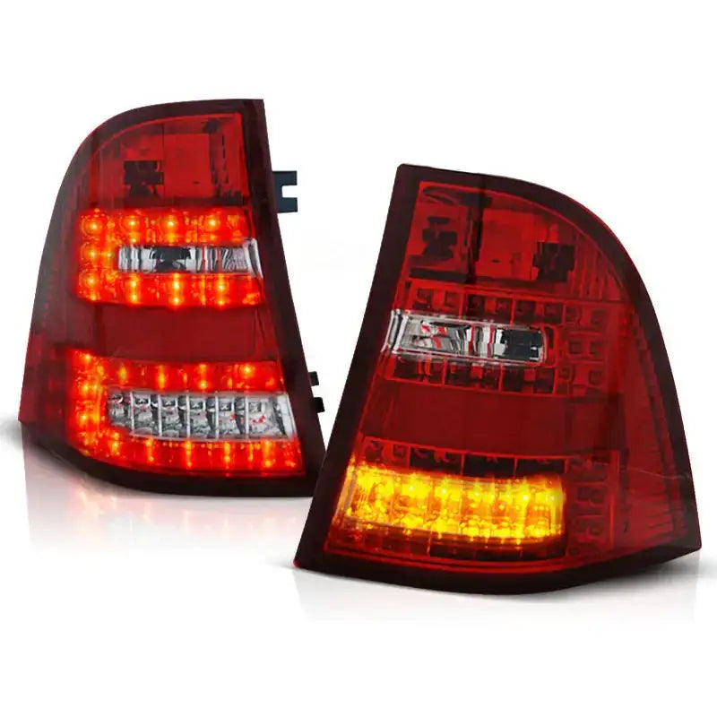 Baklykter Mercedes W163 Ml M-klasse 03.98- 05 Red White Led - 1