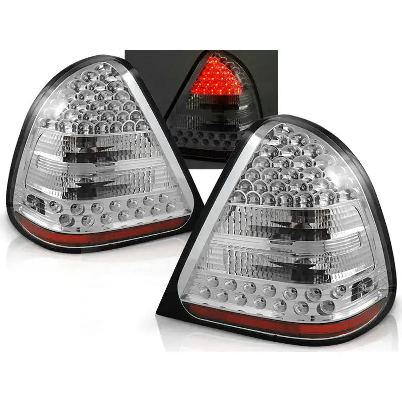 Baklykter Mercedes W202 C-klasse 06.93-06.00 Chrome Led - 1