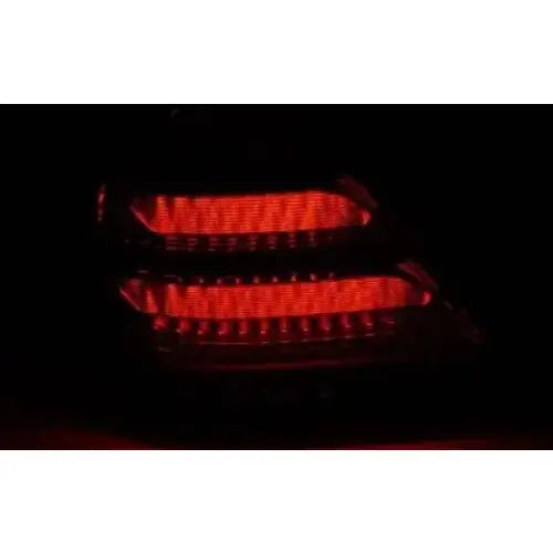 Baklykter Mercedes W203 Sedan 00-04 Led Bar Tail Lights Red White Seq - 2