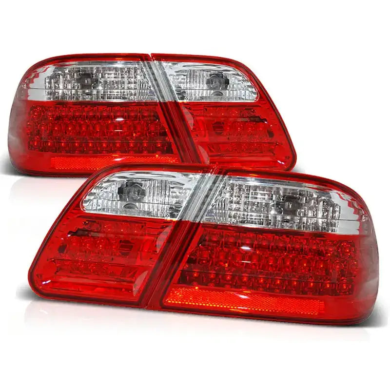 Baklykter Mercedes W210 95-03.02 Limousine Red White Led - 1