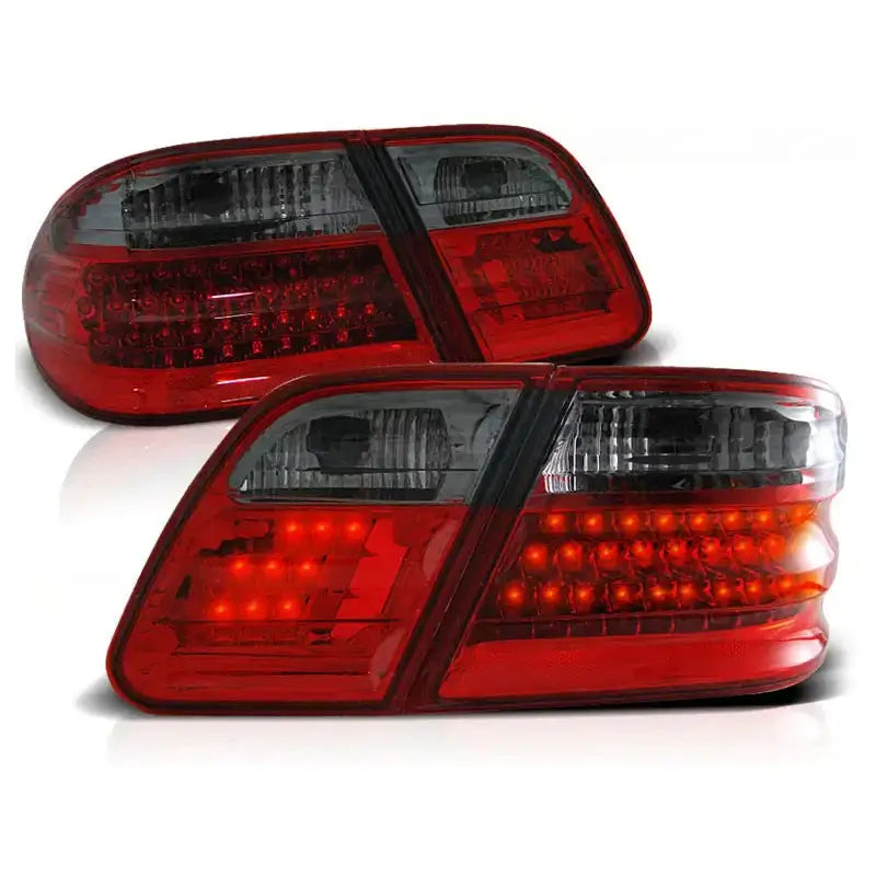 Baklykter Mercedes W210 E-klasse 95-03.02 Red Smoke Led - 1