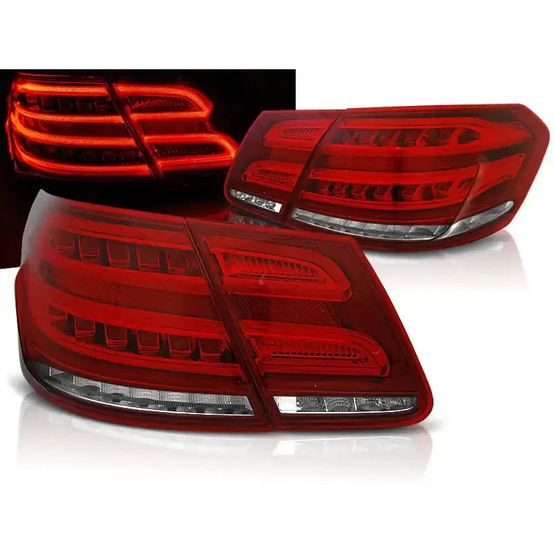 Baklykter Mercedes W212 E-klasse 09-13 Red White Led - 1