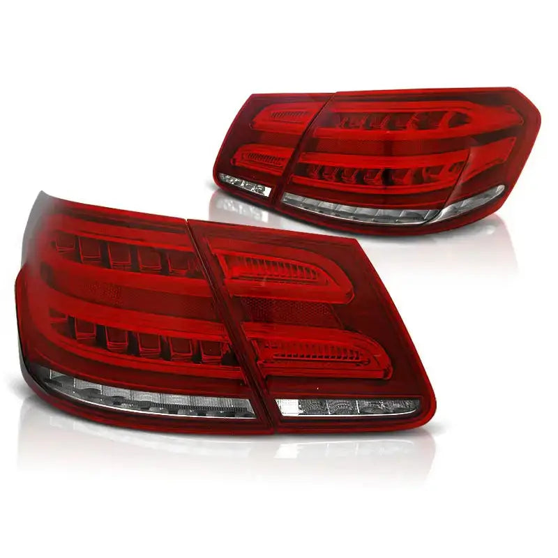 Baklykter Mercedes W212 E-klasse 09-13 Red White Led - 2