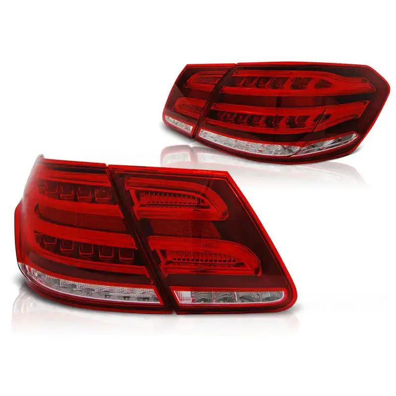 Baklykter Mercedes W212 E-klasse 09-13 Red White Led - 2