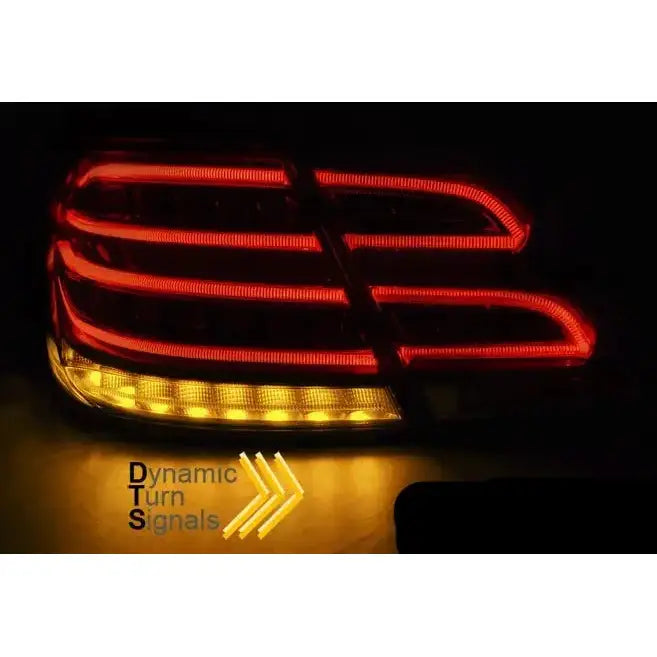 Baklykter Mercedes W212 E-klasse 13-16 Seq Red White Led - 5