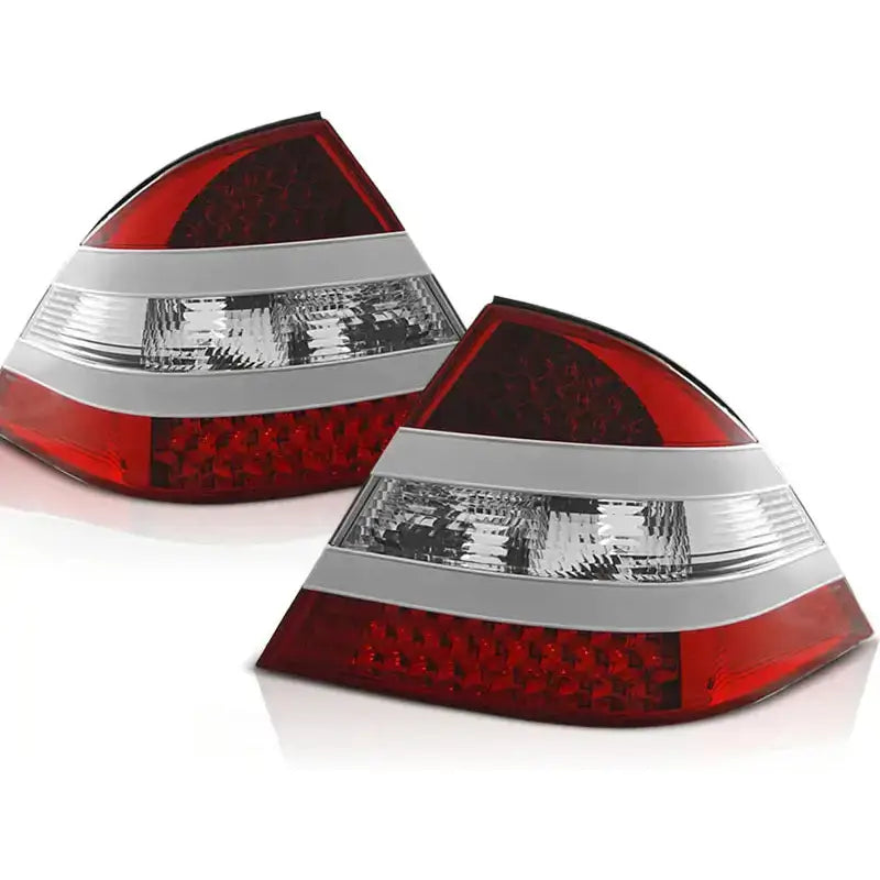 Baklykter Mercedes W220 S-klasse 09.98-05.05 Red White Bar Led - 2