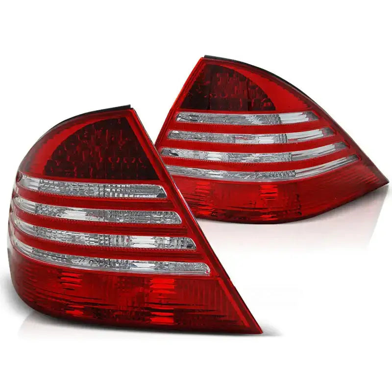 Baklykter Mercedes W220 S-klasse 09.98-05.05 Red White Led - 2