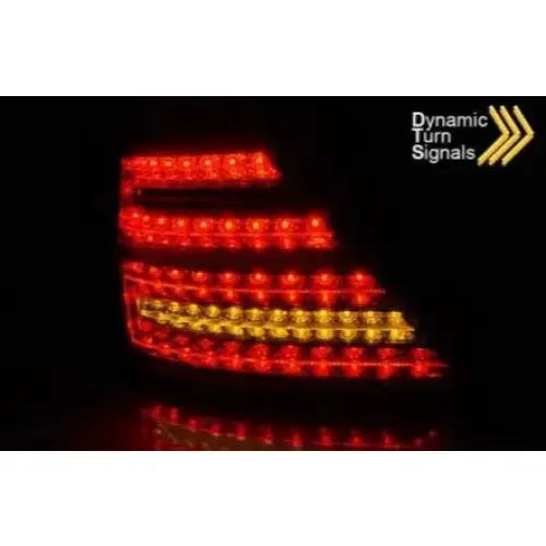 Baklykter Mercedes W221 S-klasse 05-09 Red White Led Seq - 2