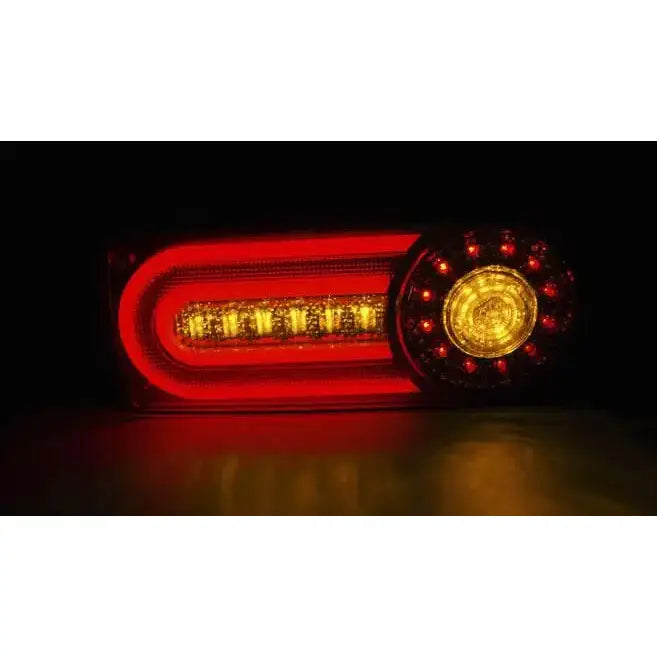 Baklykter Mercedes W463 G-klasse 90-12 Red White Led Bar - 3