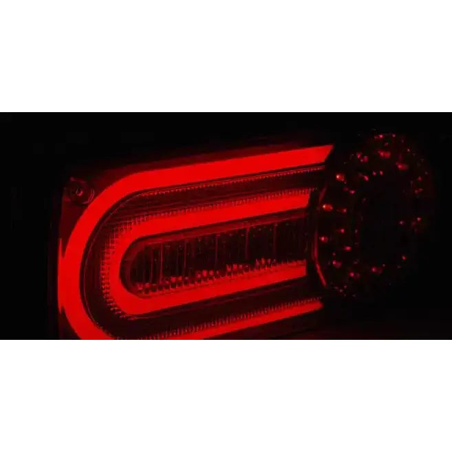 Baklykter Mercedes W463 G-klasse 90-12 Red White Led Bar - 5