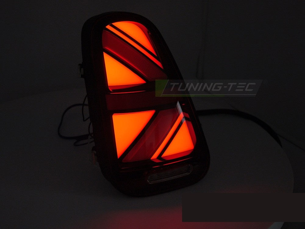 Nærbilde av LED baklykter i rød for Mini Cooper R50 R52 R53