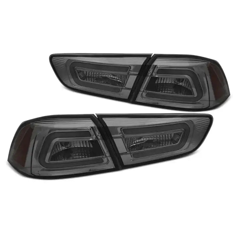 Baklykter Mitsubishi Lancer 8 Sedan 08-11 Smoke Led Bar - 2