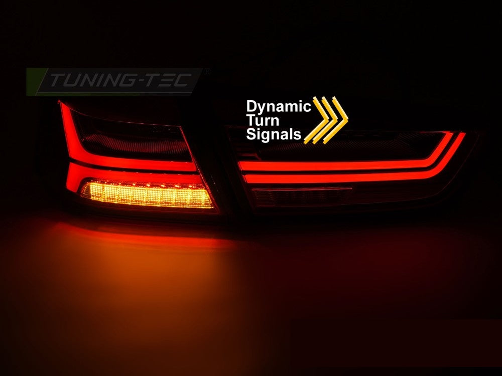 Mitsubishi Lancer VIII LED baklykter rød LDMI11 detaljbilde av lysmønster