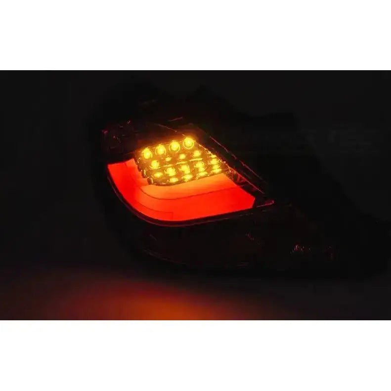 Baklykter Opel Corsa d 3d 04.06-14 Red Smoke Led Bar