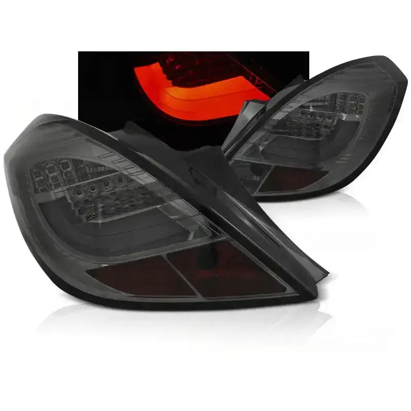 Baklykter Opel Corsa d 3d 04.06-14 Smoke Led Bar