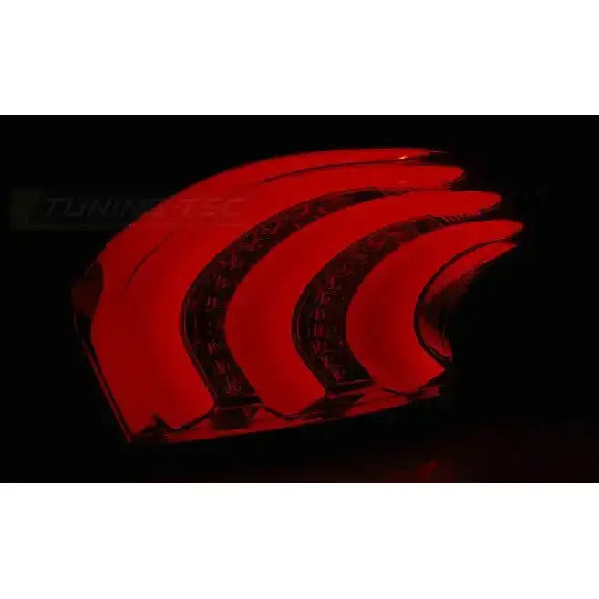 Baklykter Peugeot 208 4.12-06.15 Red Smoke Led Bar - 3