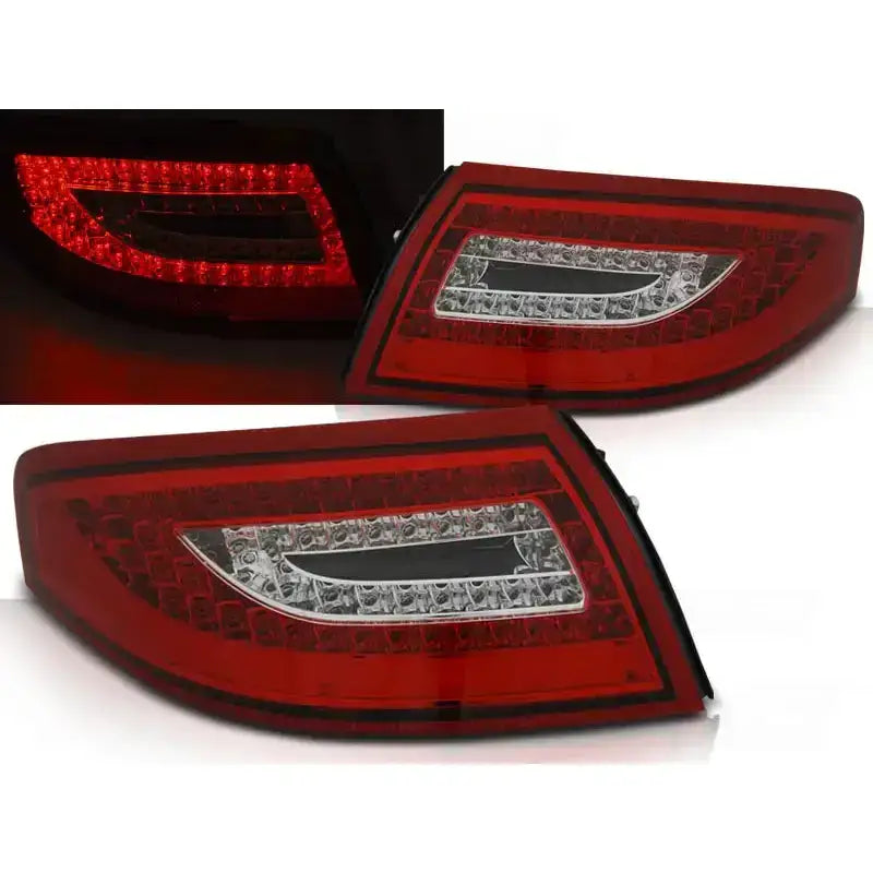 Baklykter Porsche 911 996 99-04 Red White Led