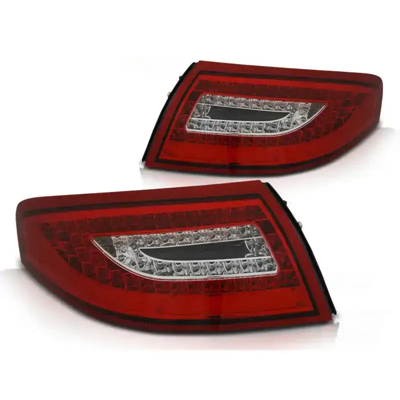 Baklykter Porsche 911 996 99-04 Red White Led