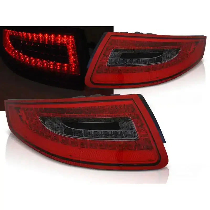 Baklykter Porsche 911 997 04-09 Red Smoke Led