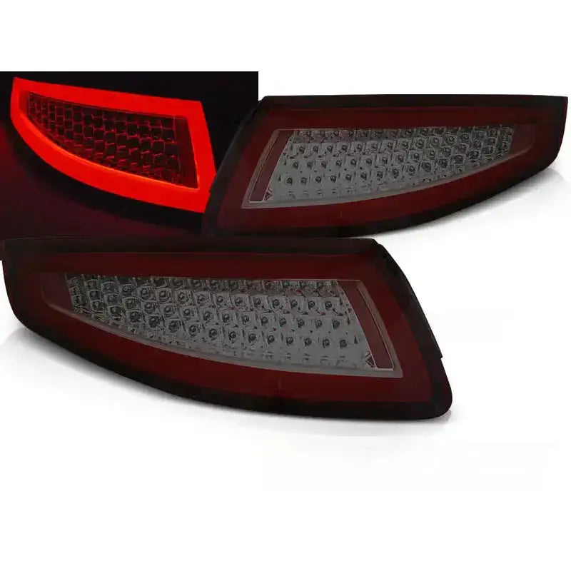 Baklykter Porsche 911 997 04-09 Red Smoke Led Bar Seq