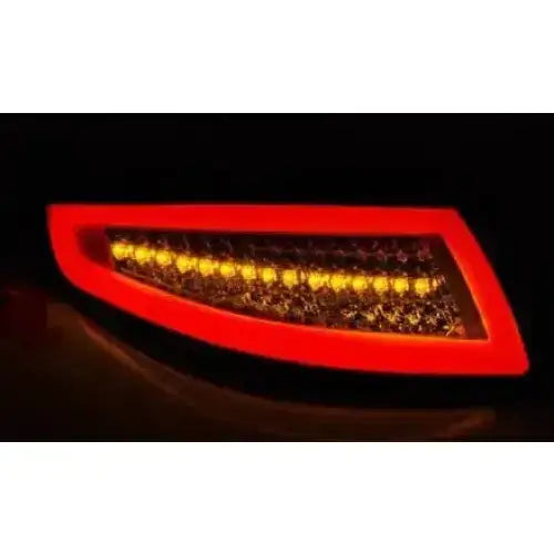 Baklykter Porsche 911 997 04-09 Red Smoke Led Bar Seq