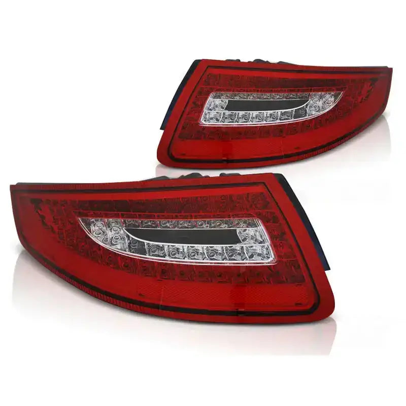 Baklykter Porsche 911 997 04-09 Red White Led