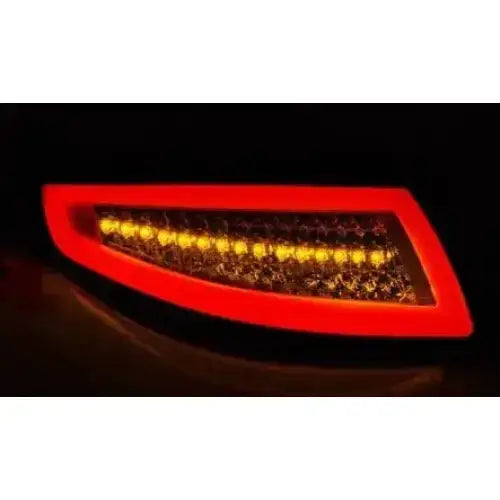 Baklykter Porsche 911 997 04-09 Red White Led Bar Seq