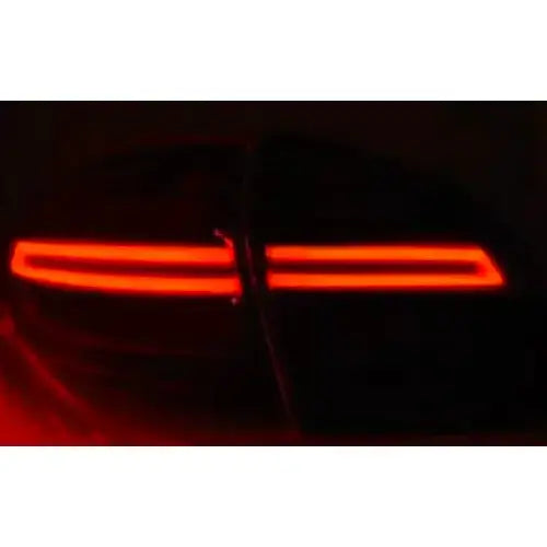 Baklykter Porsche Cayenne 10-15 Black Red Smoke Led Seq