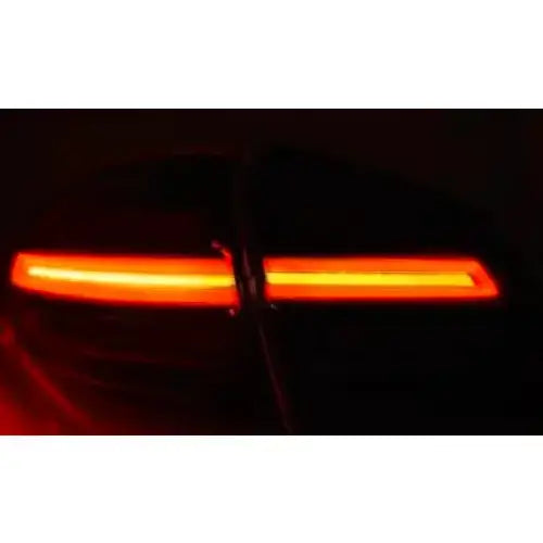 Baklykter Porsche Cayenne 10-15 Black Red Smoke Led Seq