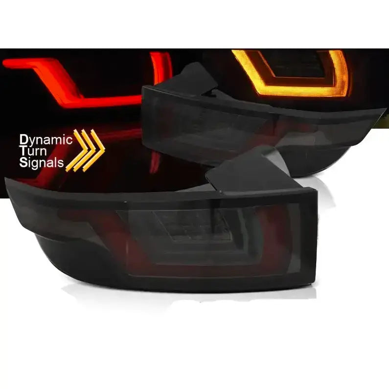 Baklykter Range Rover Evoque 11- Red Smoke Black Led