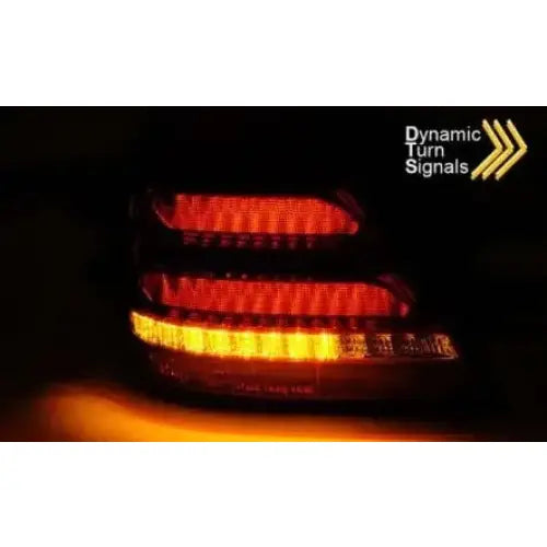 Baklykter Red Smoke Led Bar - Mercedes W203 Sedan 04-07 - 3