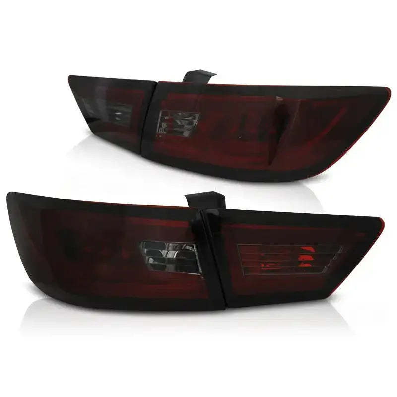 Baklykter Renault Clio Iv 13- Hatchback Led Bar Red Smoke - 2