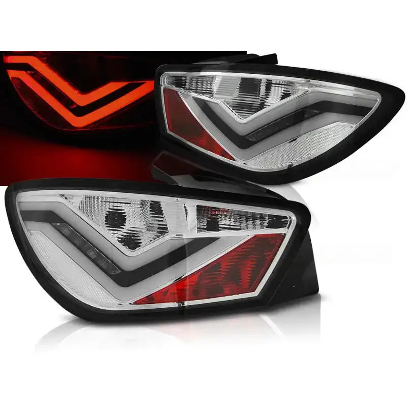 Baklykter Seat Ibiza 6j 3d 06.08-12 Chrome Led Bar - 1