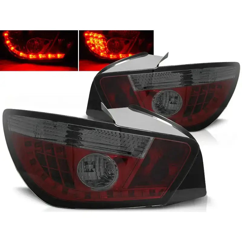 Baklykter Seat Ibiza 6j 3d 06.08- Red Smoke Led - 1