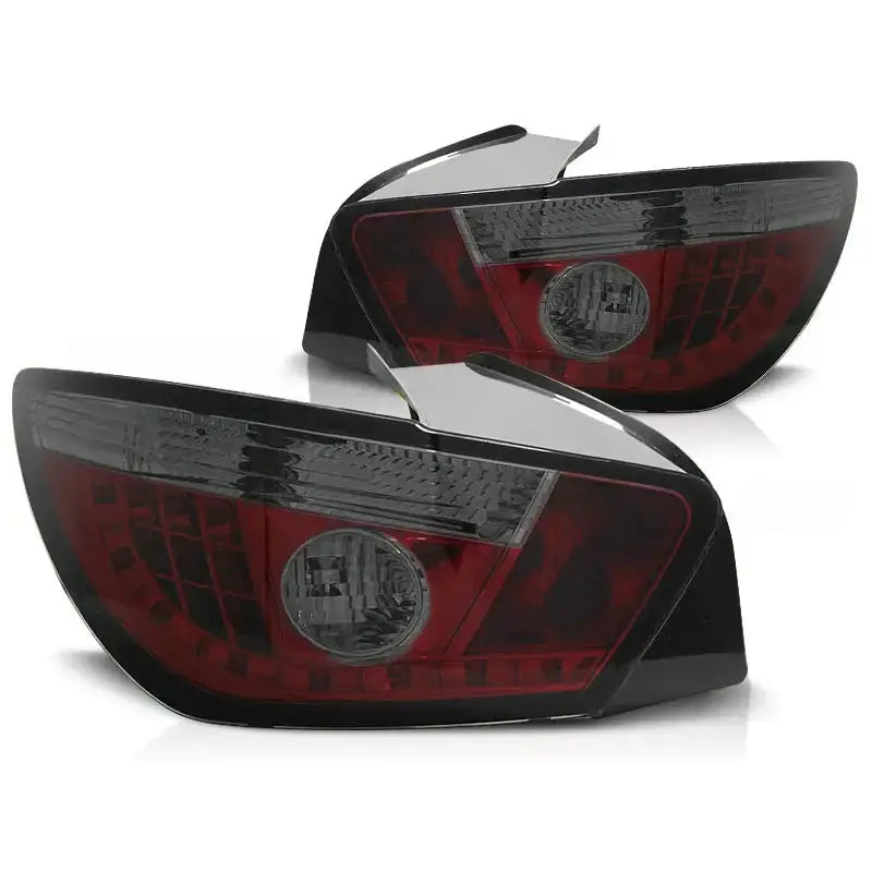 Baklykter Seat Ibiza 6j 3d 06.08- Red Smoke Led - 2