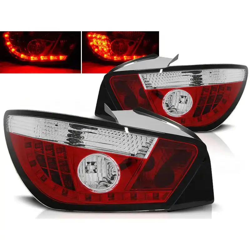 Baklykter Seat Ibiza 6j 3d 06.08- Red White Led - 1