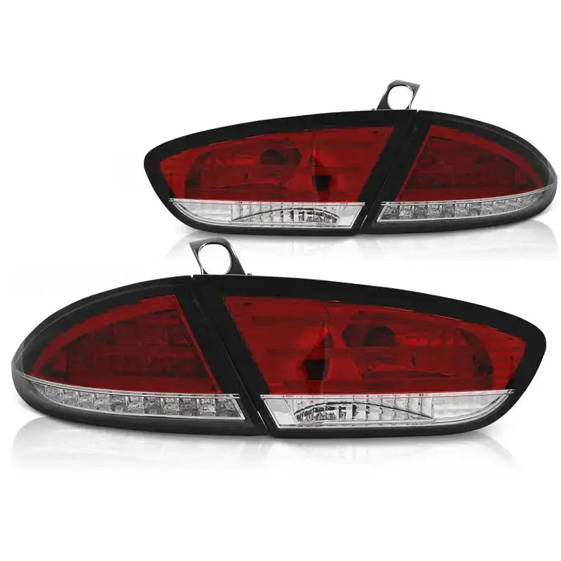 Baklykter Seat Leon 03.09-13 Red White Led - 2