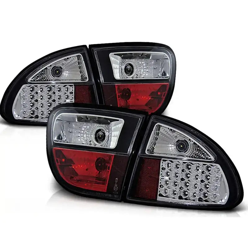 Baklykter Seat Leon 04.99-08.04 Black Led - 2